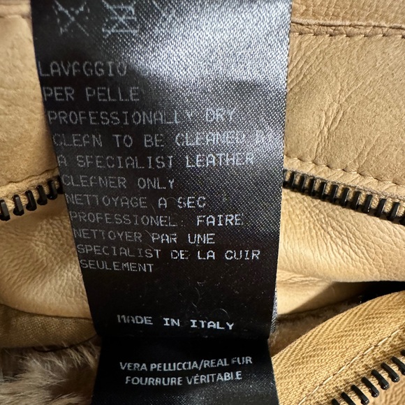 DROMe Reversible Leather & Fur Coat - Picture 8 of 11